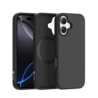 Coverzs Coverzs iPhone 16 Plus MagSafe-Hülle mit flüssigem Silikon (schwarz)