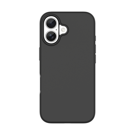 Coverzs Coverzs iPhone 16 Plus MagSafe-Hülle mit flüssigem Silikon (schwarz)