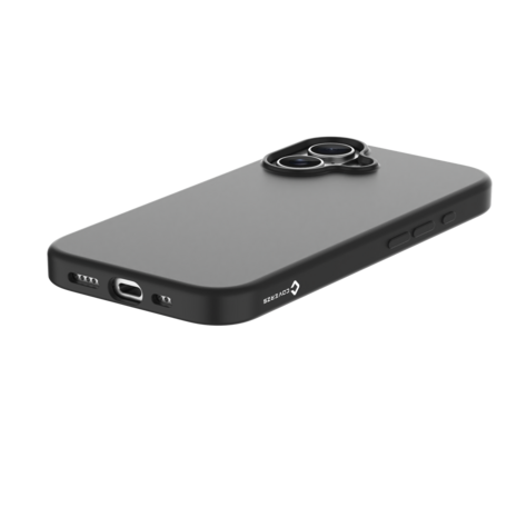 Coverzs Coverzs iPhone 16 Plus MagSafe-Hülle mit flüssigem Silikon (schwarz)