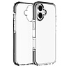 Coverzs Coverzs iPhone 16 Plus transparentes stoßfestes Cover (schwarz) Coverzs Coverzs iPhone 16 Plus transparentes stoßfestes Cover (schwarz)