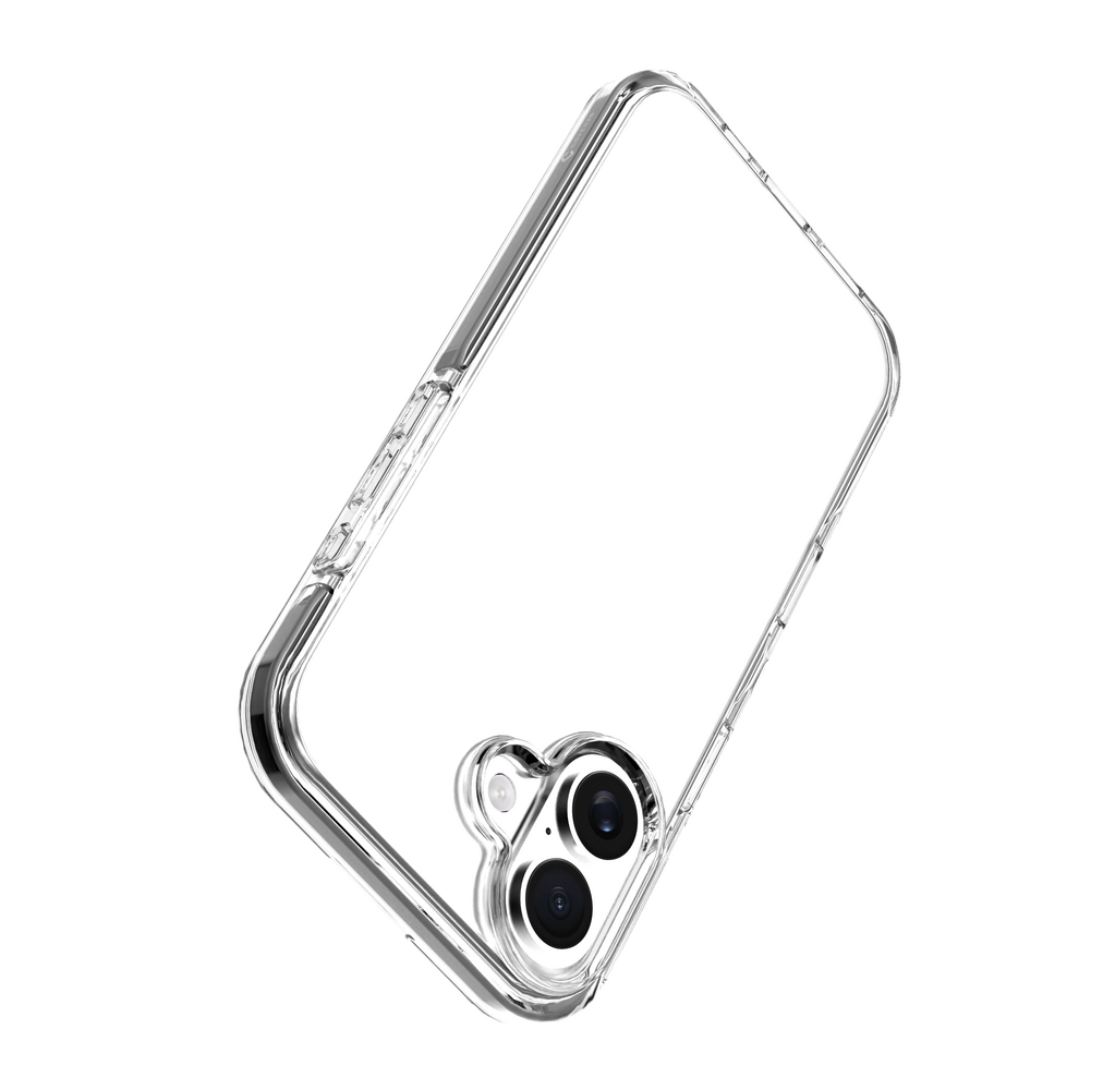 Coverzs Coverzs iPhone 16 Plus transparentes stoßfestes Cover (schwarz) Coverzs Coverzs iPhone 16 Plus transparentes stoßfestes Cover (schwarz)