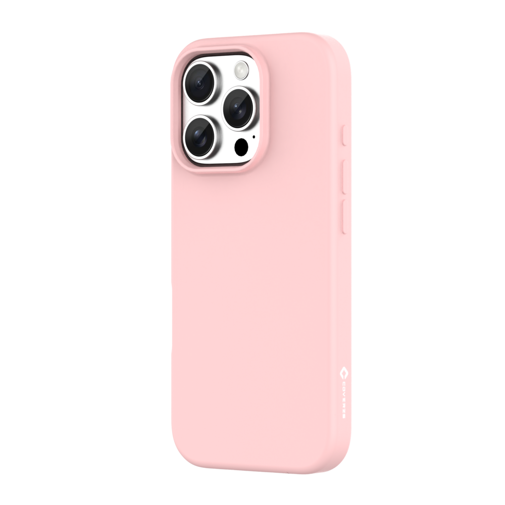 Coverzs Coverzs iPhone 16 Pro Max MagSafe-Hülle mit flüssigem Silikon (pink)