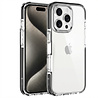 Coverzs Coverzs iPhone 16 Pro Max transparentes stoßfestes Cover (schwarz)
