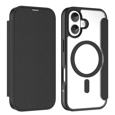 Coverzs Coverzs iPhone 17 MagSafe Bücherregal (transparent / schwarz) Coverzs Coverzs iPhone 17 MagSafe Bücherregal (transparent / schwarz)