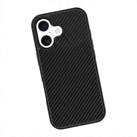 Coverzs Coverzs iPhone 17 Kevlar MagSafe Silikonhülle (Schwarz)