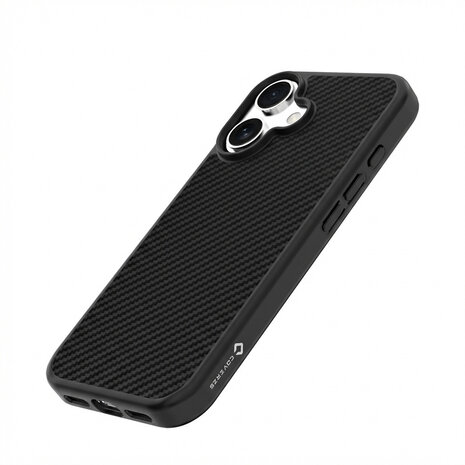 Coverzs Coverzs iPhone 17 Kevlar MagSafe Silikonhülle (Schwarz)