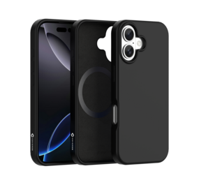 Coverzs iPhone 17 Liquid Silikon MagSafe Hülle (schwarz)