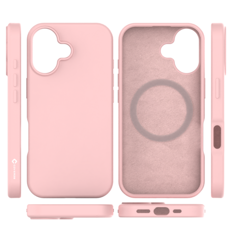 Coverzs Coverzs iPhone 17 flüssiges Silikon-MagSafe-Case (pink)