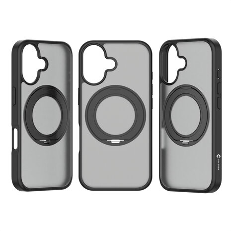 Coverzs Coverzs iPhone 17 Standing MagSafe Hülle (schwarz) Coverzs Coverzs iPhone 17 Standing MagSafe Hülle (schwarz)