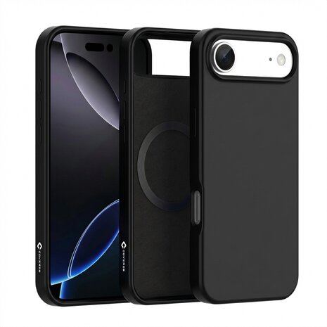 Coverzs Coverzs iPhone Air Liquid Silikon MagSafe Hülle (schwarz)