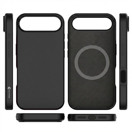 Coverzs Coverzs iPhone Air Liquid Silikon MagSafe Hülle (schwarz)