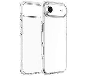 Coverzs iPhone Lufttransparentes stoßfeste Hülle (weiß)