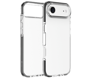 Coverzs iPhone Lufttransparentes stoßfestes Gehäuse (schwarz)