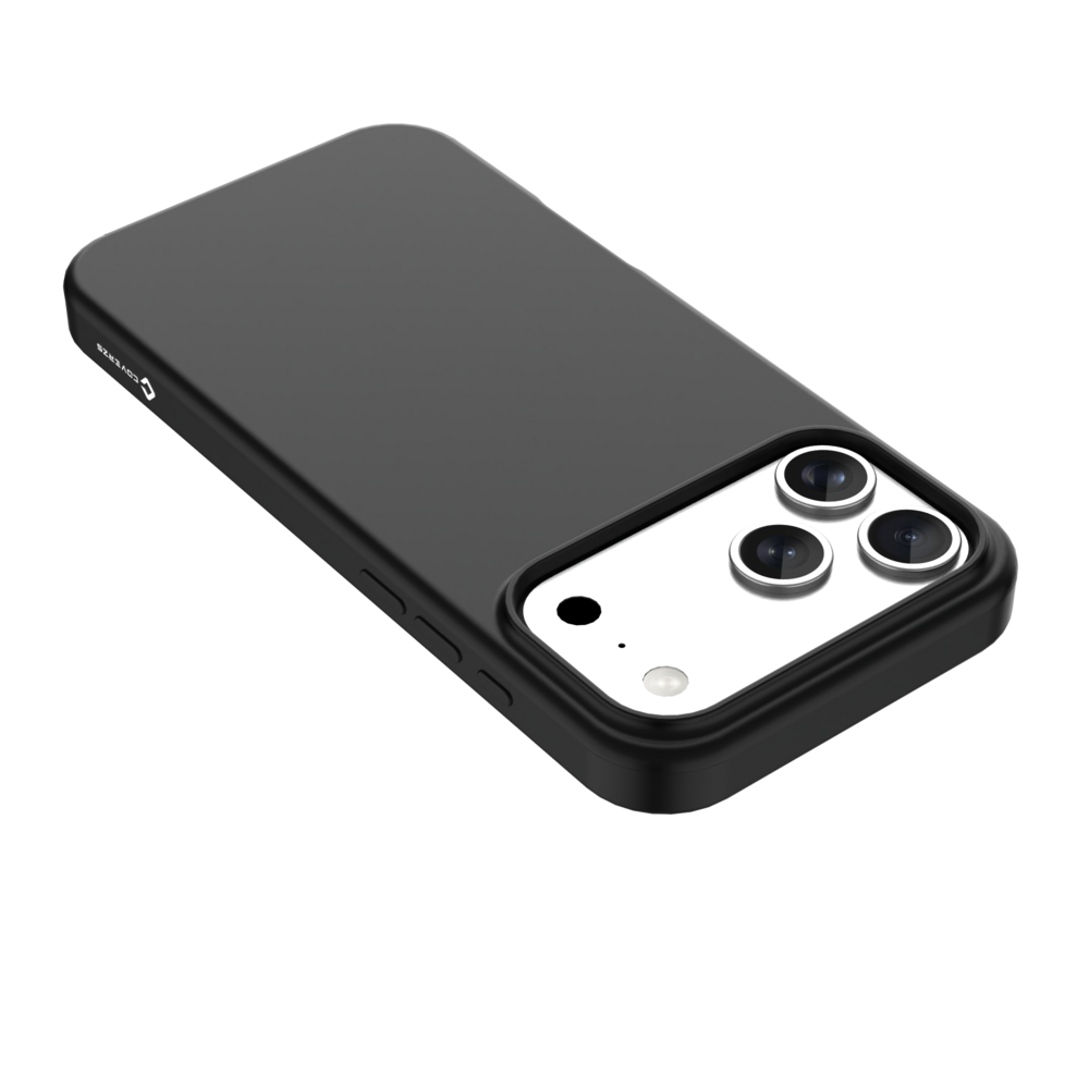 Coverzs Coverzs iPhone 17 Pro Liquid Silikon MagSafe Hülle (schwarz)