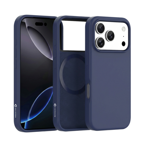 Coverzs Coverzs iPhone 17 Pro flüssiges Silikon MagSafe-Case (blau) Coverzs Coverzs iPhone 17 Pro flüssiges Silikon MagSafe-Case (blau)