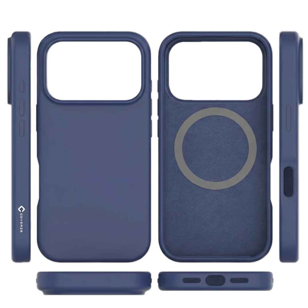 Coverzs Coverzs iPhone 17 Pro flüssiges Silikon MagSafe-Case (blau) Coverzs Coverzs iPhone 17 Pro flüssiges Silikon MagSafe-Case (blau)