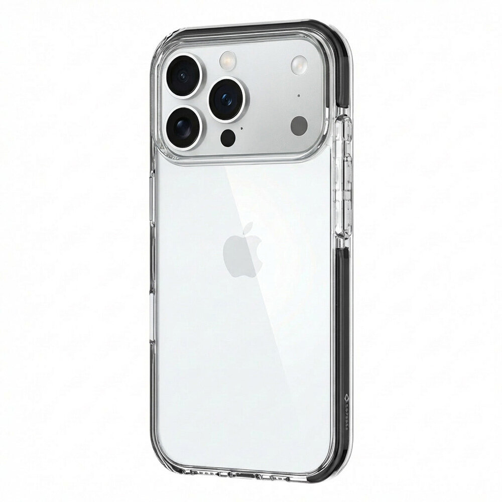 Coverzs Coverzs iPhone 17 Pro transparentes stoßfeste Hülle (schwarz) Coverzs Coverzs iPhone 17 Pro transparentes stoßfeste Hülle (schwarz)