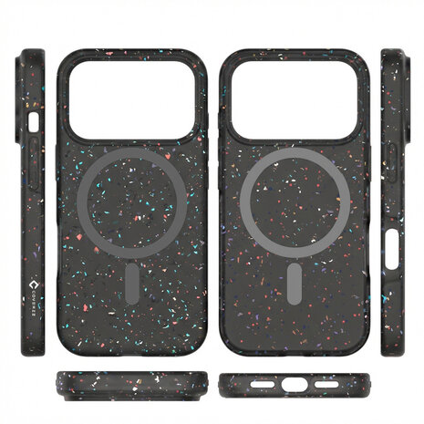 Coverzs Coverzs iPhone 17 Pro Max Recycled MagSafe-Hülle (Schwarz)