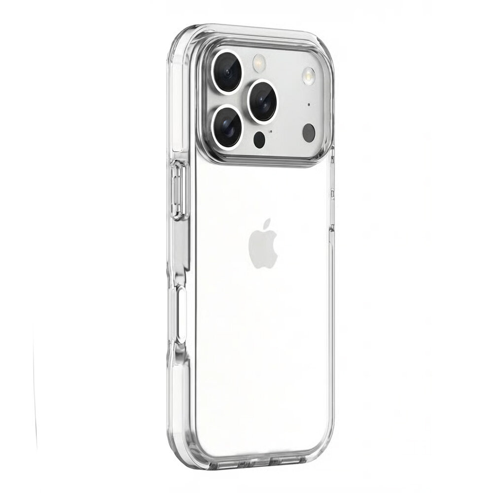 Coverzs Coverzs iPhone 17 Pro Max transparentes stoßfestes Cover (weiß)