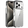 Coverzs Coverzs iPhone 17 Pro Max transparentes stoßfestes Cover (schwarz)