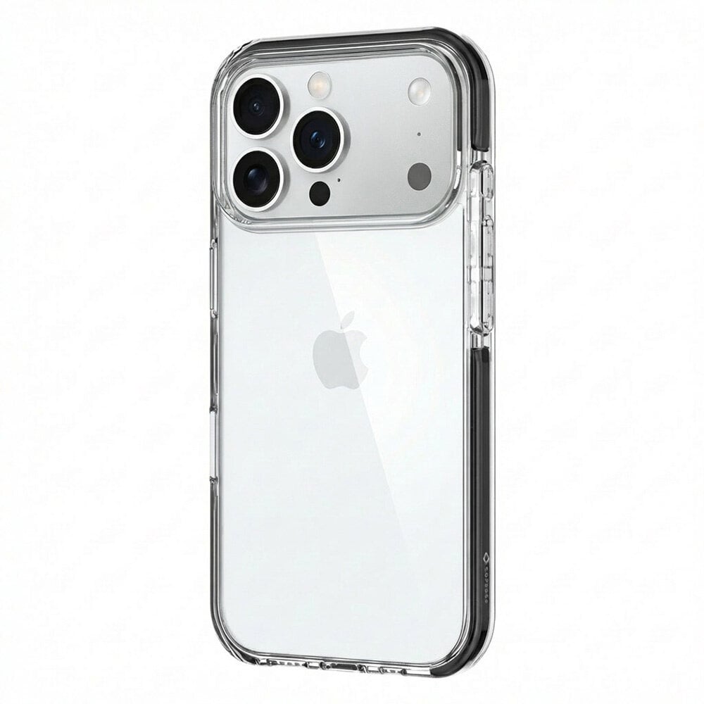 Coverzs Coverzs iPhone 17 Pro Max transparentes stoßfestes Cover (schwarz)