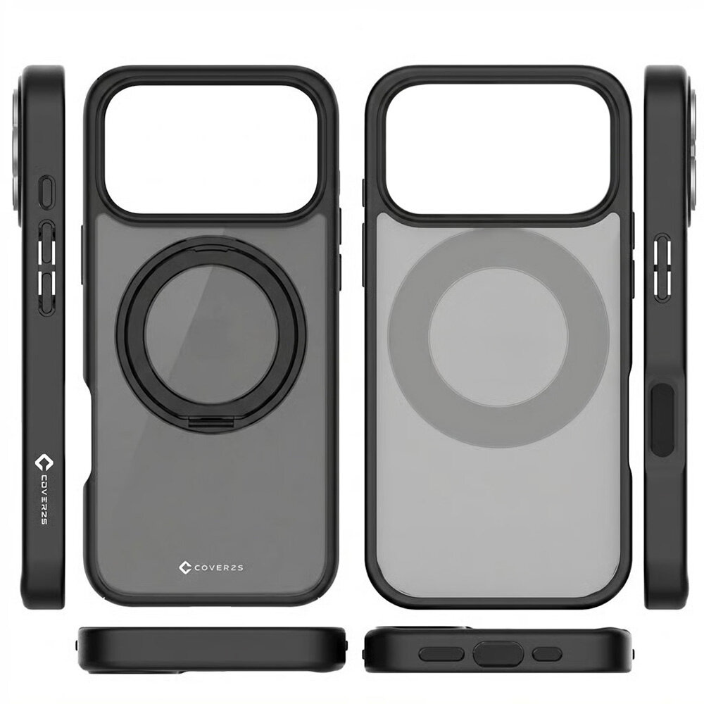 Coverzs Coverzs iPhone 17 Pro Max stehende MagSafe-Hülle (schwarz) Coverzs Coverzs iPhone 17 Pro Max stehende MagSafe-Hülle (schwarz)