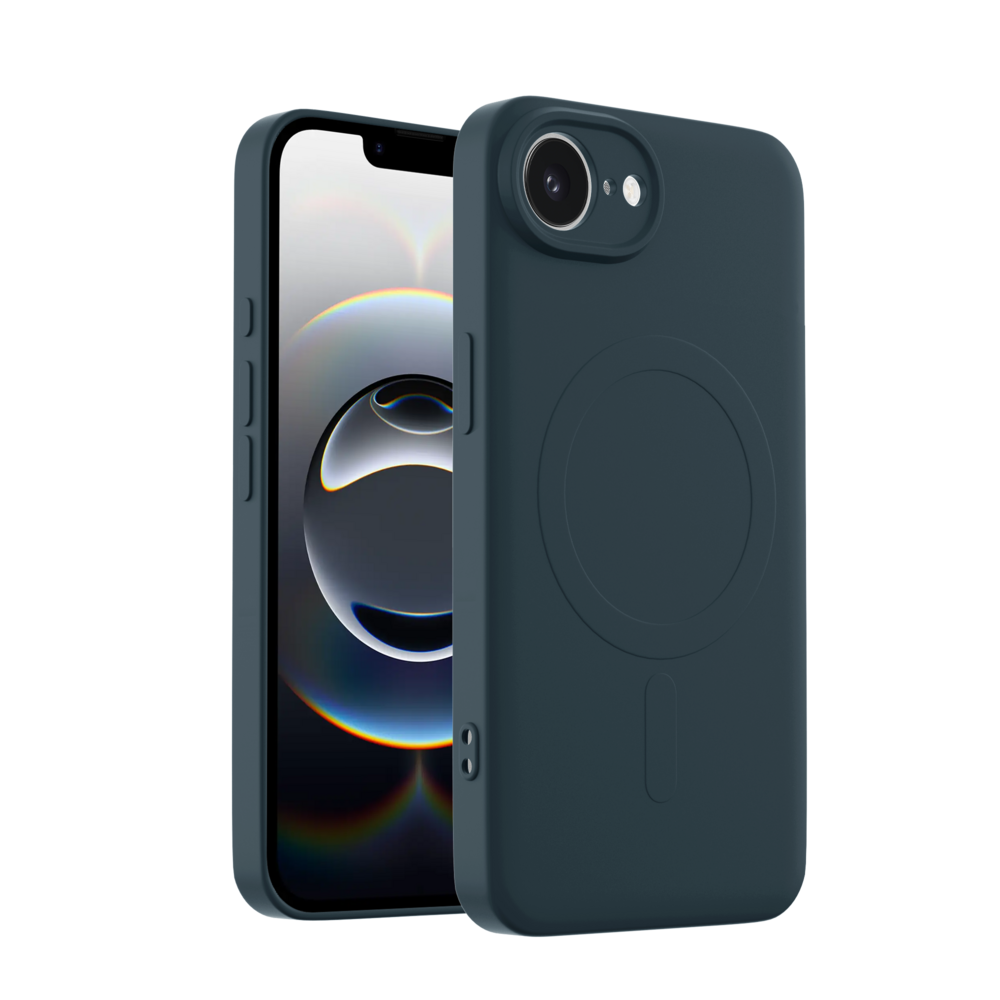 ShieldCase® SchieldCase iPhone 17e Silikon MagSafe back cover (Dunkelblau)