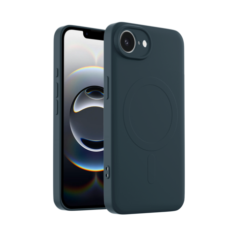 ShieldCase® SchieldCase iPhone 17e Silikon MagSafe back cover (Dunkelblau)