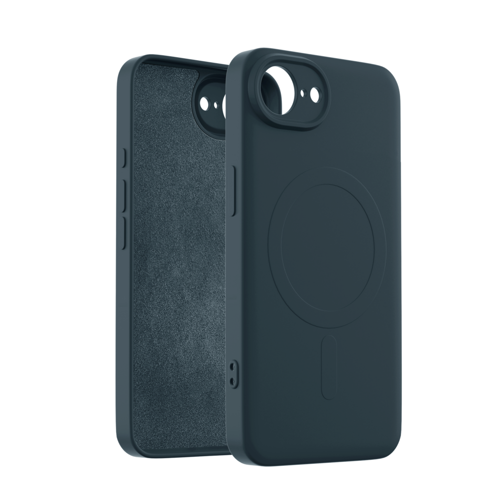 ShieldCase® SchieldCase iPhone 17e Silikon MagSafe back cover (Dunkelblau)