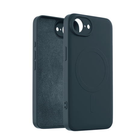 ShieldCase® SchieldCase iPhone 17e Silikon MagSafe back cover (Dunkelblau)