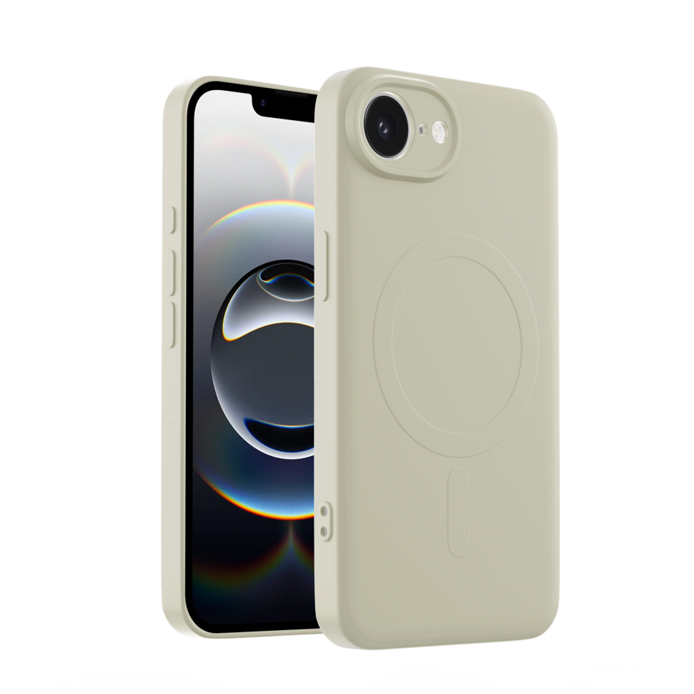 ShieldCase® ShieldCase iPhone 17e Silikon MagSafe back cover (Beige)