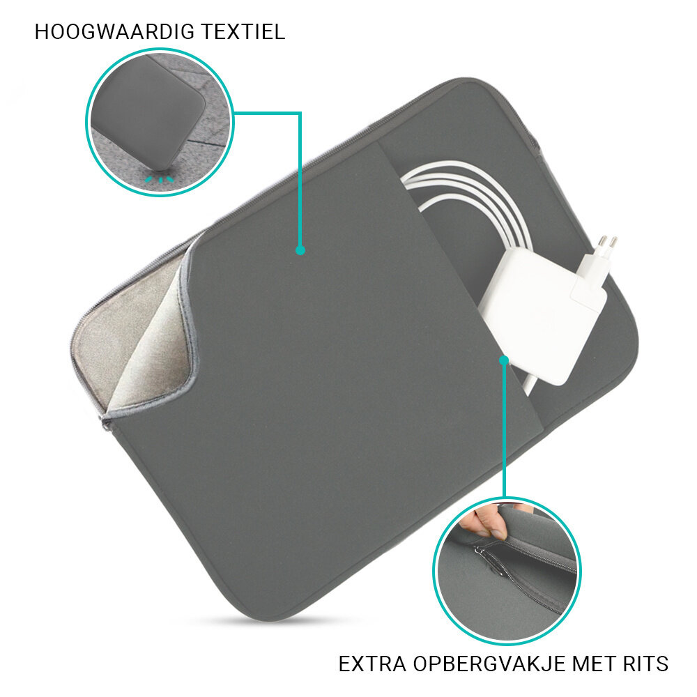 Coverzs Coverzs Laptoptasche 13 Inch (Grau)