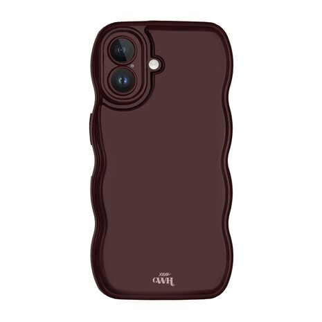 xoxo Wildhearts xoxo Wildhearts Glossy Wavy Case Burgundy - iPhone 17 xoxo Wildhearts xoxo Wildhearts Glossy Wavy Case Burgundy - iPhone 17