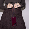 xoxo Wildhearts xoxo Wildhearts Glossy Wavy Cord Case Burgundy - Classic Chain Burgundy (short) - iPhone 17