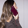 xoxo Wildhearts xoxo Wildhearts Glossy Wavy Cord Case Burgundy - Classic Chain Burgundy (short) - iPhone 17