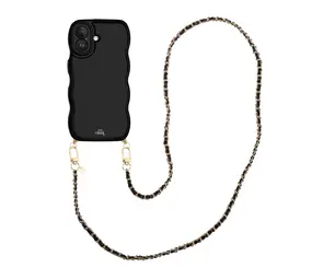 xoxo Wildhearts Glossy Wavy Cord Case Black - Classic Chain Black (long) - iPhone 17 xoxo Wildhearts Glossy Wavy Cord Case Black - Classic Chain Black (long) - iPhone 17