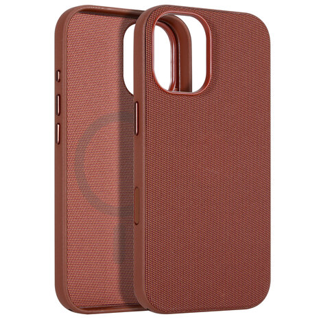 Coverzs Coverzs iPhone 17 Woven MagSafe Hülle mit Kord (Orange)