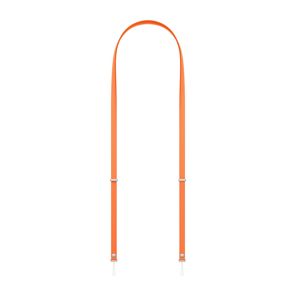 Coverzs Coverzs iPhone 17 Woven MagSafe Hülle mit Kord (Orange)