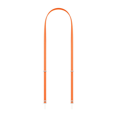 Coverzs Coverzs iPhone 17 Woven MagSafe Hülle mit Kord (Orange)