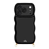 xoxo Wildhearts xoxo Wildhearts Glossy Wavy Cord Case Black - iPhone 17 Pro