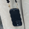 xoxo Wildhearts xoxo Wildhearts Glossy Wavy Cord Case Black - iPhone 17 Pro