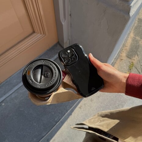 xoxo Wildhearts xoxo Wildhearts Glossy Wavy Case Black - iPhone 17 Pro xoxo Wildhearts xoxo Wildhearts Glossy Wavy Case Black - iPhone 17 Pro