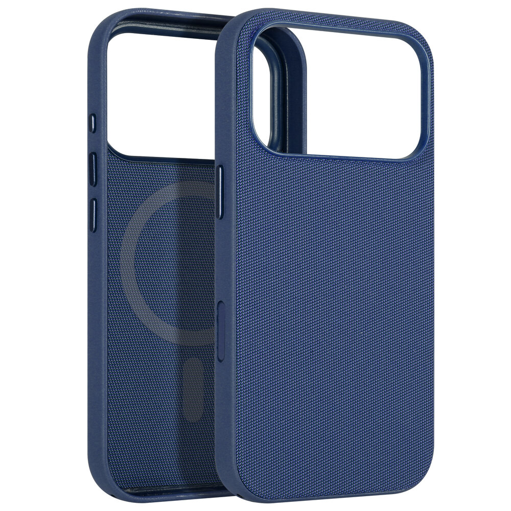 Coverzs Coverzs iPhone 17 Pro Woven MagSafe hoesje (Blau)