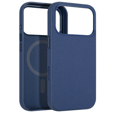 Coverzs Coverzs iPhone 17 Pro Woven MagSafe hoesje (Blau)