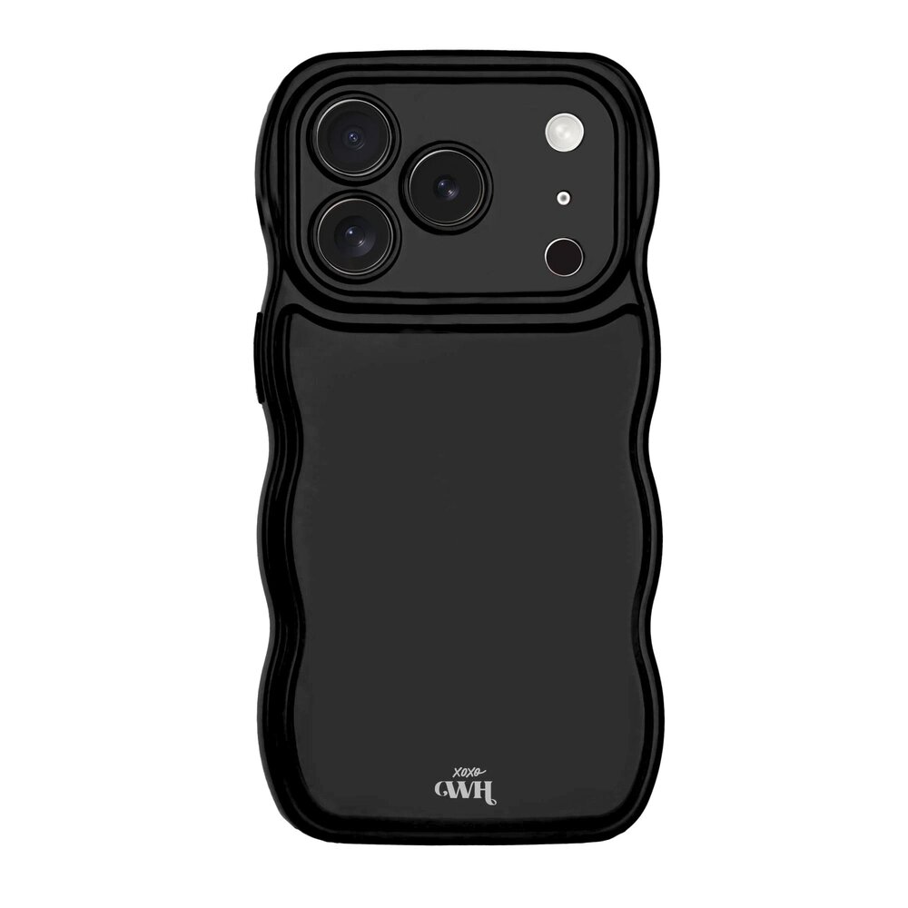 xoxo Wildhearts xoxo Wildhearts Glossy Wavy Case Black - iPhone 17 Pro Max xoxo Wildhearts xoxo Wildhearts Glossy Wavy Case Black - iPhone 17 Pro Max