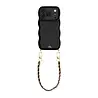 xoxo Wildhearts xoxo Wildhearts Glossy Wavy Cord Case Black - Classic Chain Black (short) - iPhone 17 Pro Max