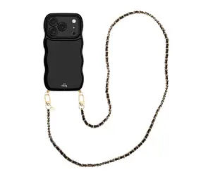xoxo Wildhearts Glossy Wavy Cord Case Black - Classic Chain Black (long) - iPhone 17 Pro Max xoxo Wildhearts Glossy Wavy Cord Case Black - Classic Chain Black (long) - iPhone 17 Pro Max
