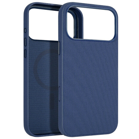 Coverzs Coverzs iPhone 17 Pro Max Woven MagSafe hoesje (Blau)