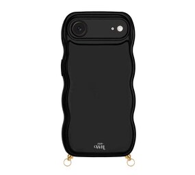 xoxo Wildhearts Glossy Wavy Cord Case Black - iPhone Air xoxo Wildhearts Glossy Wavy Cord Case Black - iPhone Air