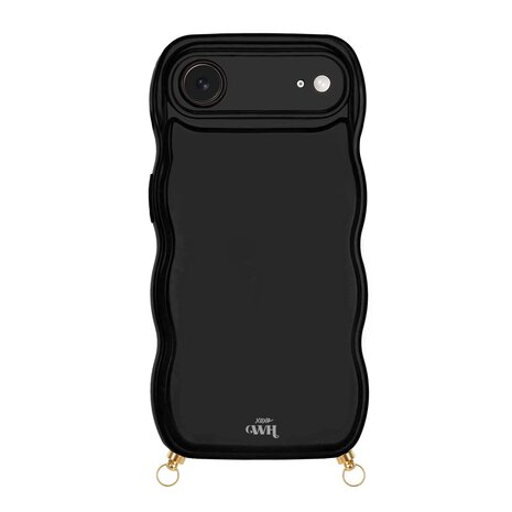 xoxo Wildhearts xoxo Wildhearts Glossy Wavy Cord Case Black - iPhone Air xoxo Wildhearts xoxo Wildhearts Glossy Wavy Cord Case Black - iPhone Air